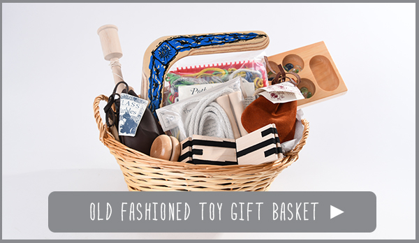 Old Fashioned Toy Gift Basket