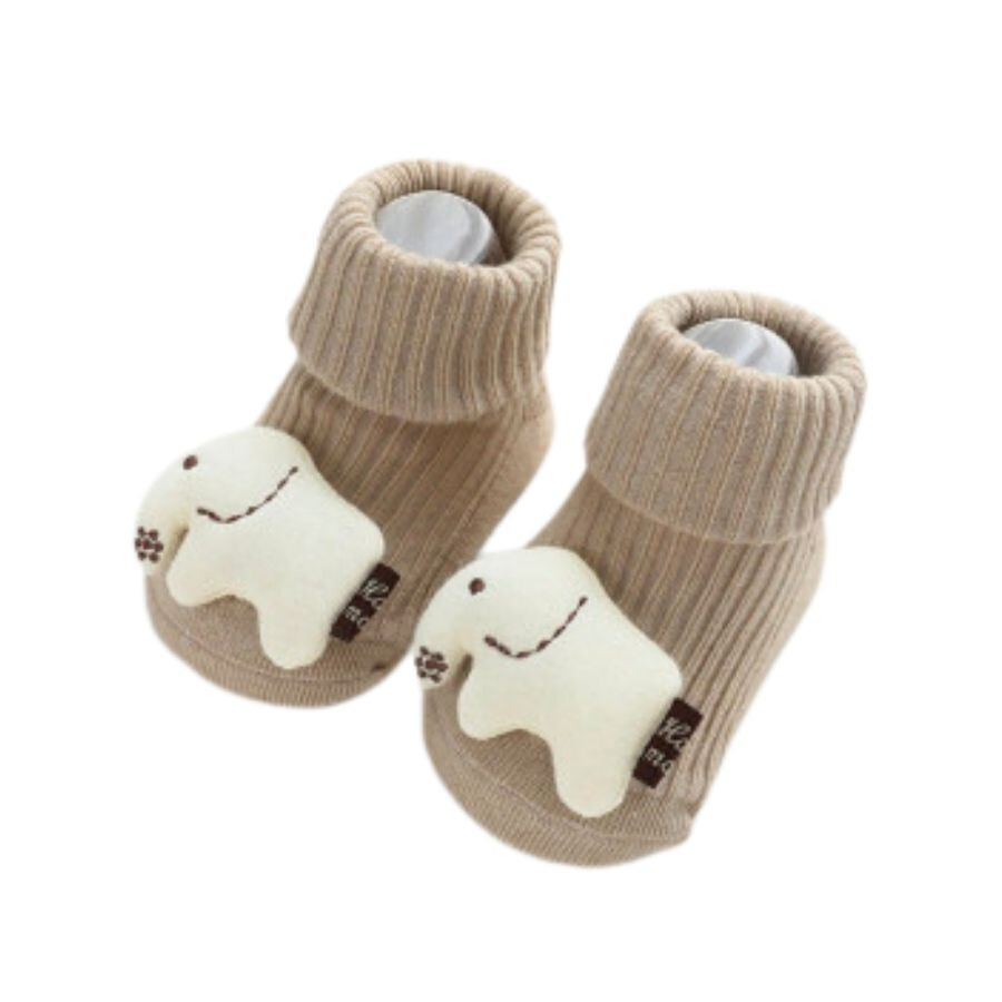 Baby animal socks from Our Green House, ideal for a Baby&rsquo;s First Christmas gift basket.