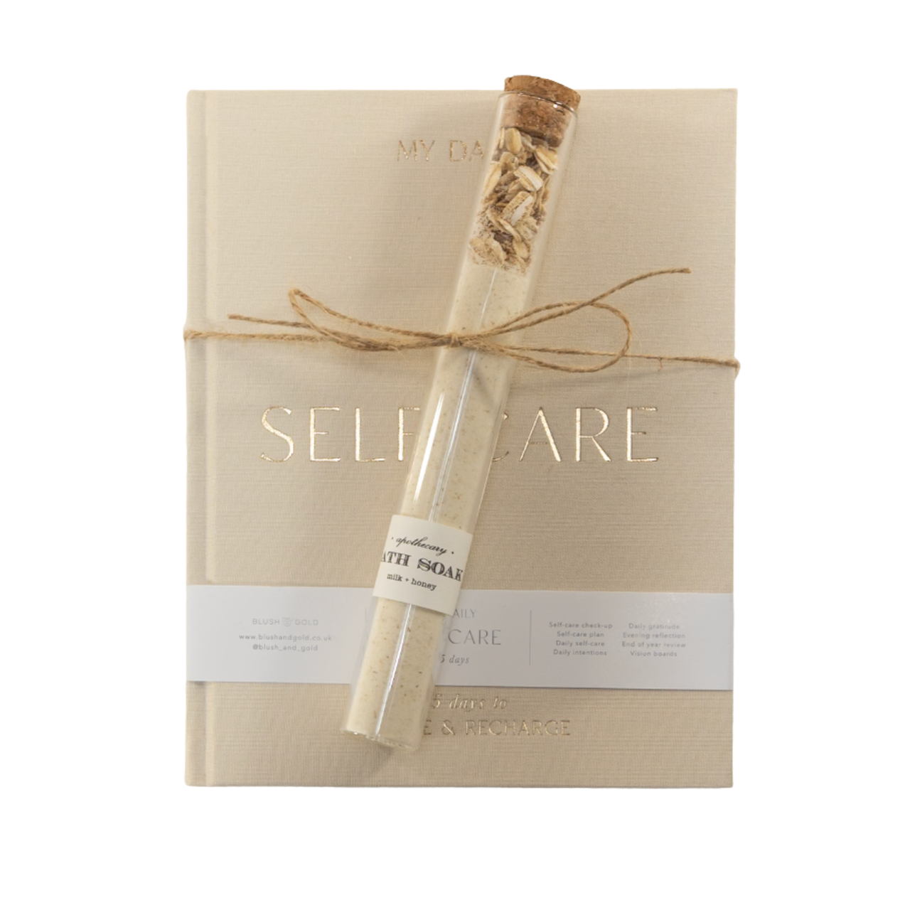 Luxury &lsquo;Thinking of You&rsquo; gift set from Our Green House featuring calming self-care items.